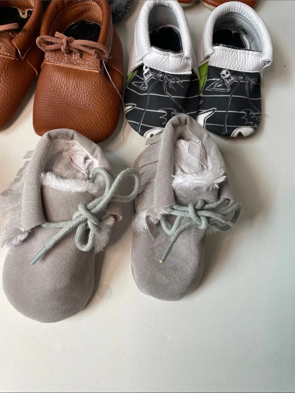 8 Pairs Bundle Boys bundle Soft Slip-On Shoes 0 to 4